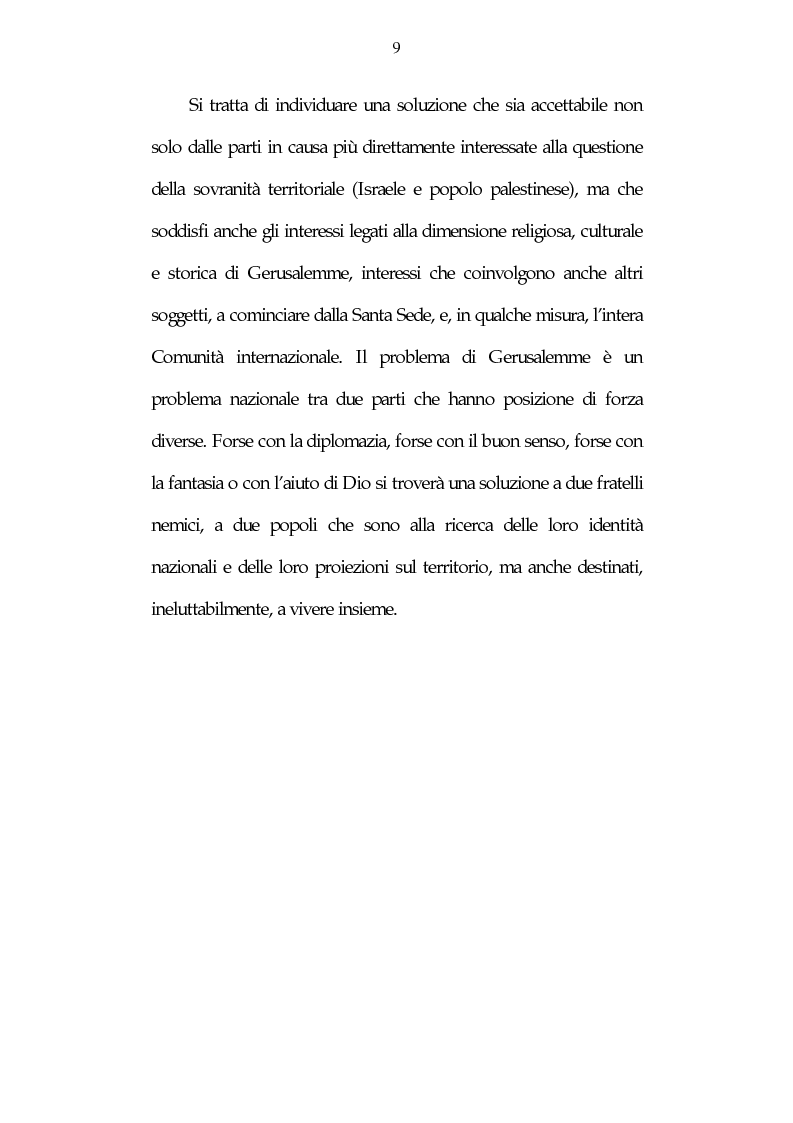 Anteprima della tesi: Israele: aspetti e problemi di uno stato piccolo con una nazione molto estesa, Pagina 9