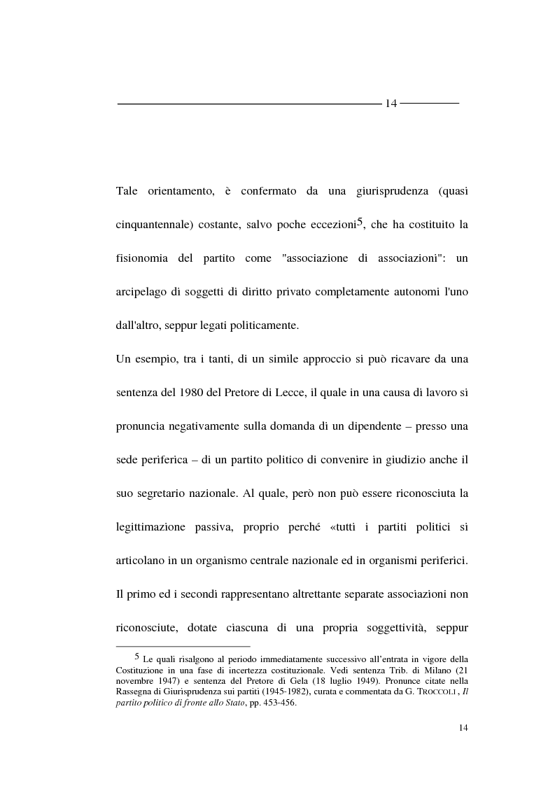 Anteprima della tesi: La forma - partito nel diritto angloamericano e riforme istituzionali in Italia, Pagina 12