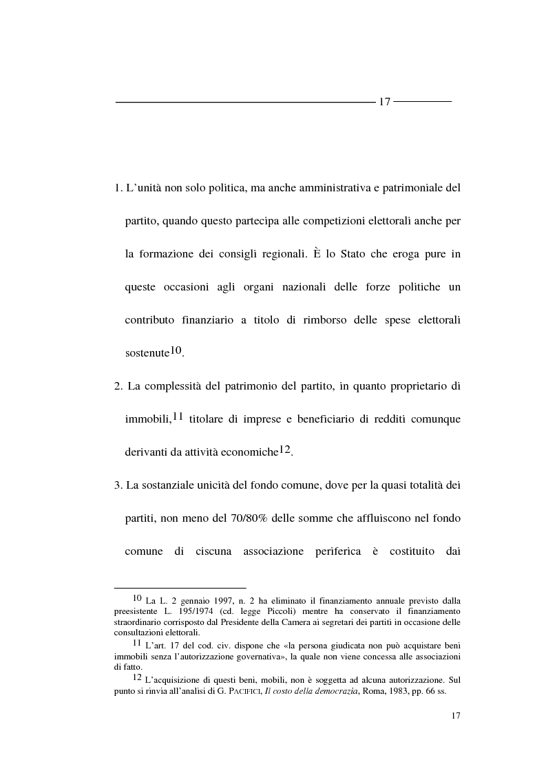 Anteprima della tesi: La forma - partito nel diritto angloamericano e riforme istituzionali in Italia, Pagina 15
