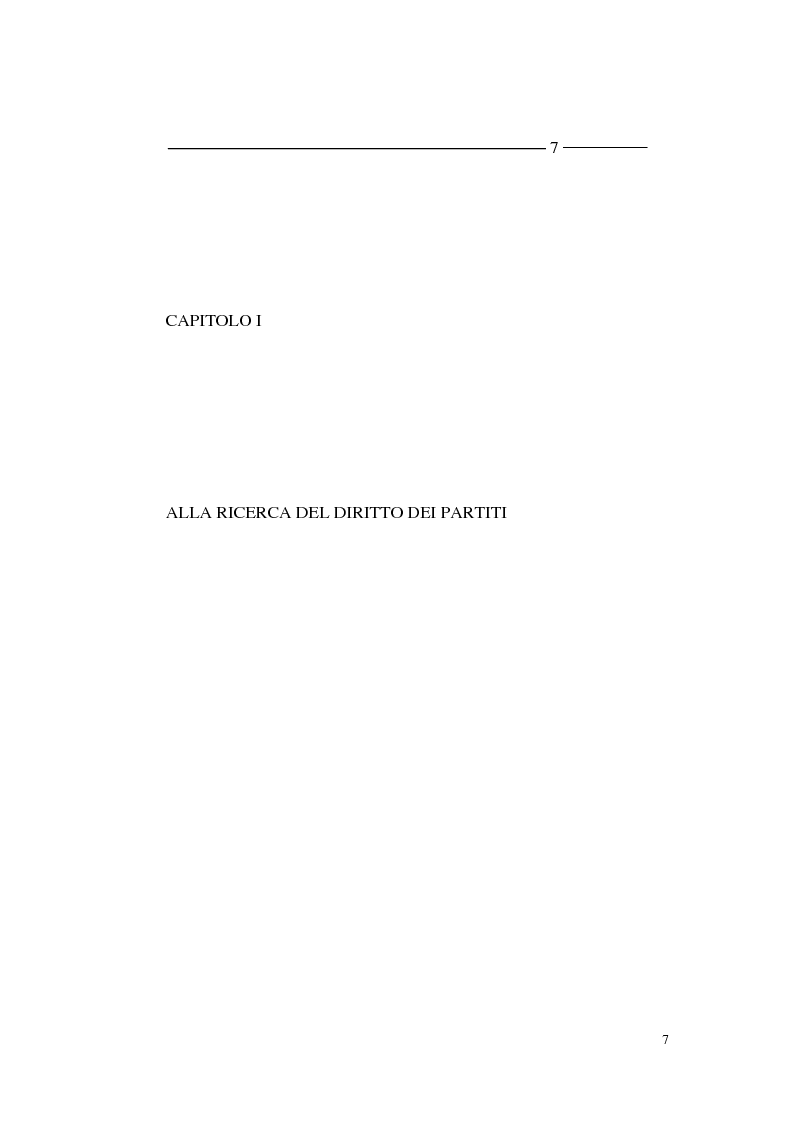 Anteprima della tesi: La forma - partito nel diritto angloamericano e riforme istituzionali in Italia, Pagina 5