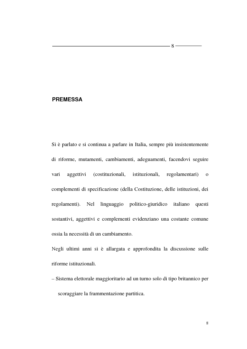Anteprima della tesi: La forma - partito nel diritto angloamericano e riforme istituzionali in Italia, Pagina 6