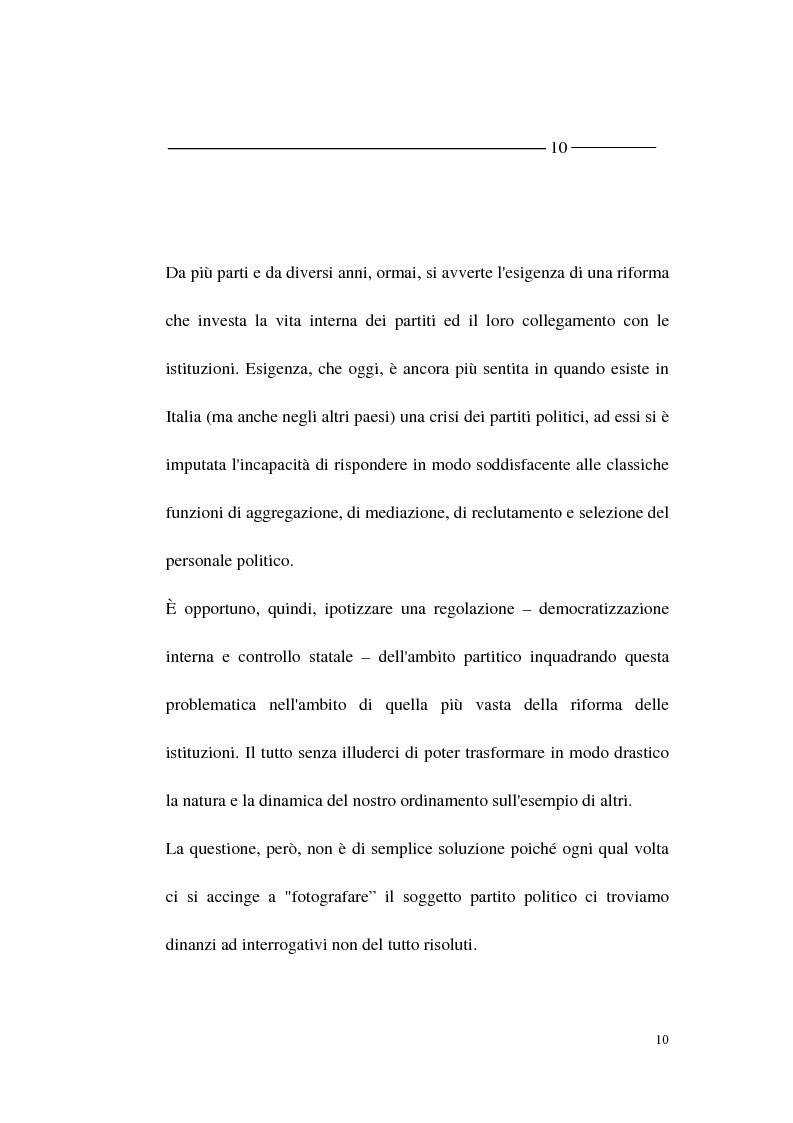 Anteprima della tesi: La forma - partito nel diritto angloamericano e riforme istituzionali in Italia, Pagina 8