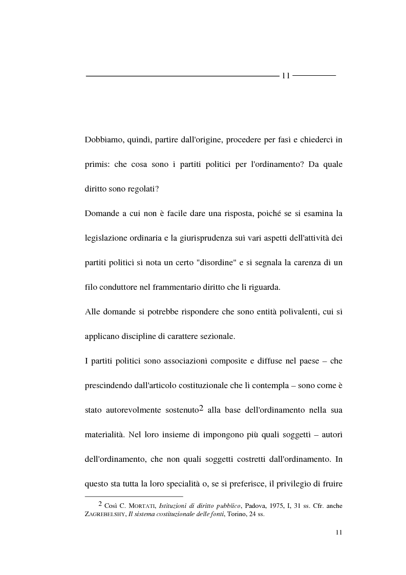Anteprima della tesi: La forma - partito nel diritto angloamericano e riforme istituzionali in Italia, Pagina 9