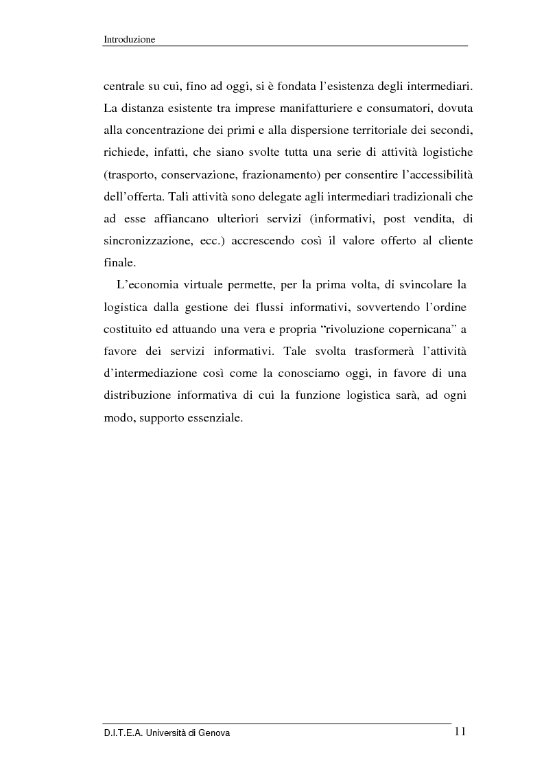 Anteprima della tesi: La grande distribuzione di fronte ai recenti sviluppi del commercio elettronico, Pagina 11