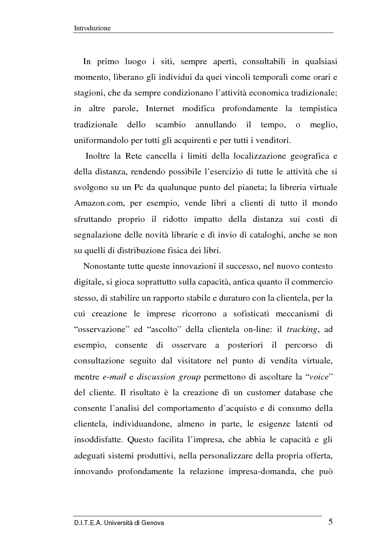 Anteprima della tesi: La grande distribuzione di fronte ai recenti sviluppi del commercio elettronico, Pagina 5