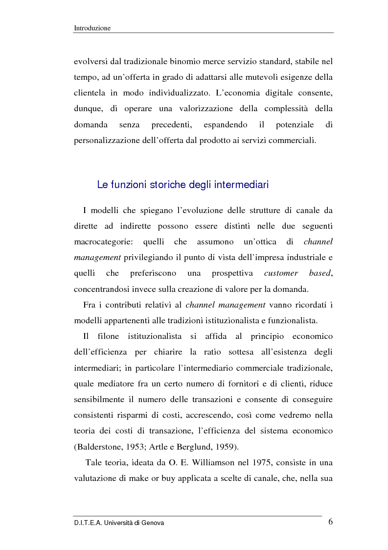 Anteprima della tesi: La grande distribuzione di fronte ai recenti sviluppi del commercio elettronico, Pagina 6
