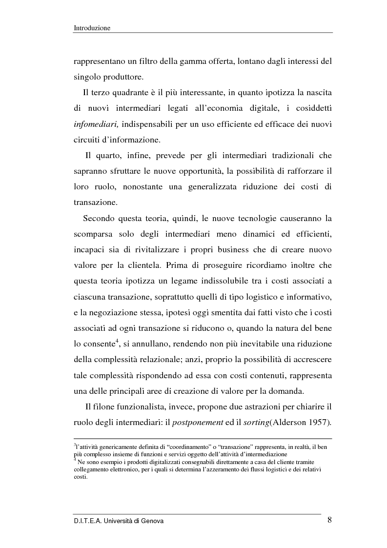 Anteprima della tesi: La grande distribuzione di fronte ai recenti sviluppi del commercio elettronico, Pagina 8