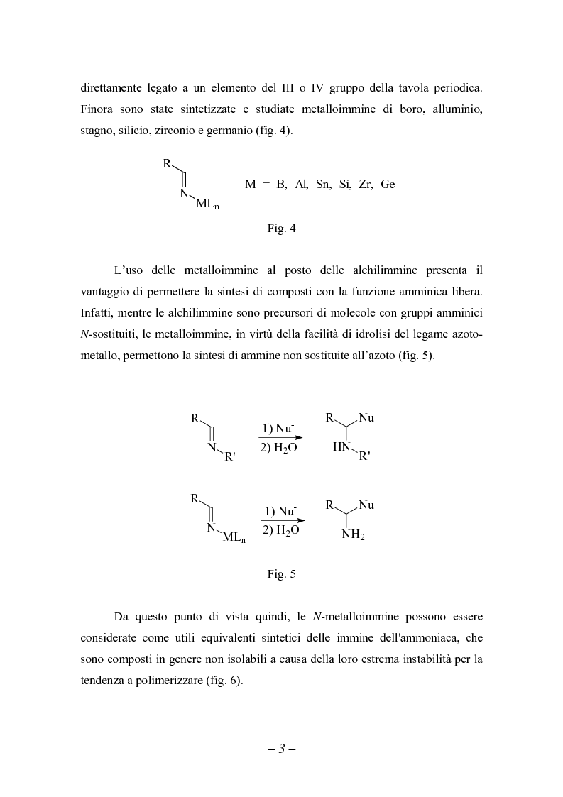Anteprima della tesi: Reattività di sililimmine, Pagina 3
