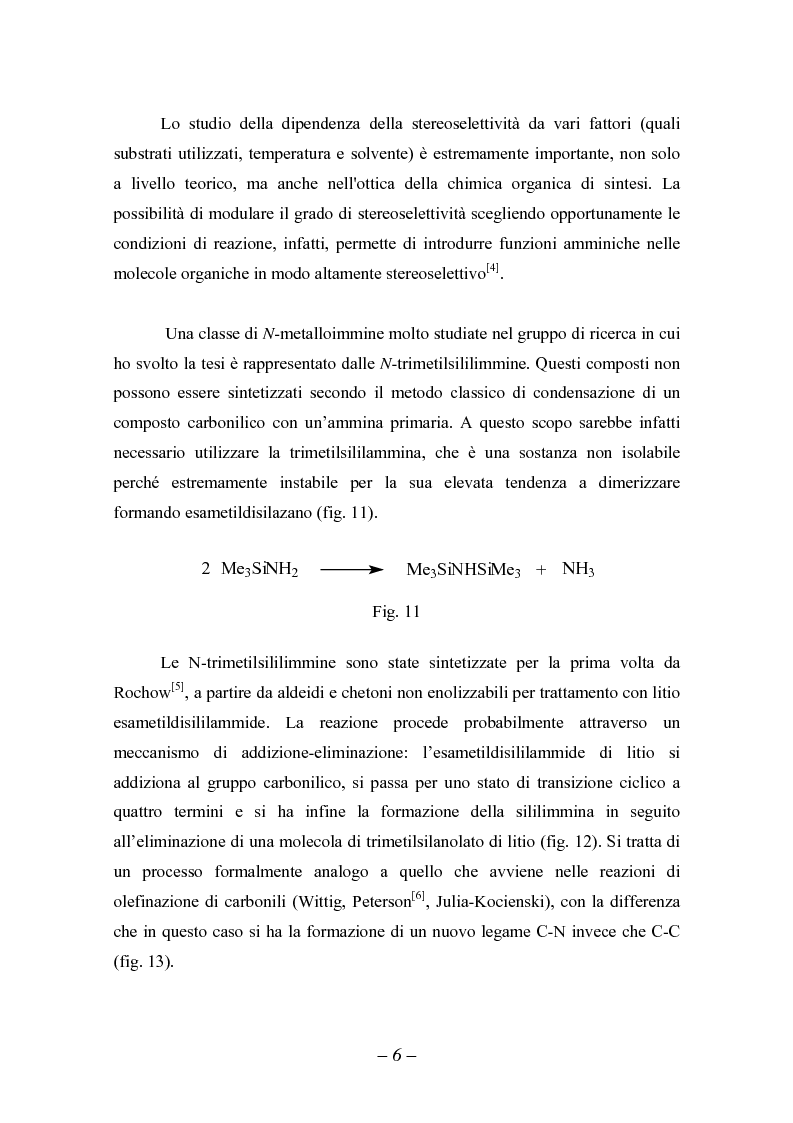 Anteprima della tesi: Reattività di sililimmine, Pagina 6