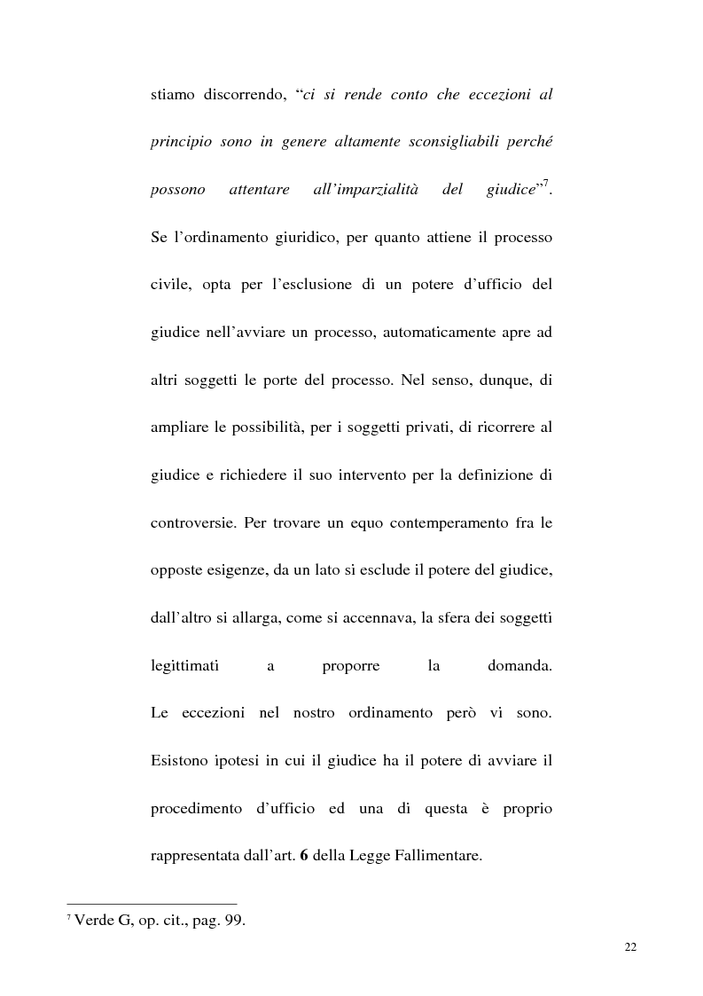 Anteprima della tesi: L'iniziativa d'ufficio nel fallimento, Pagina 15
