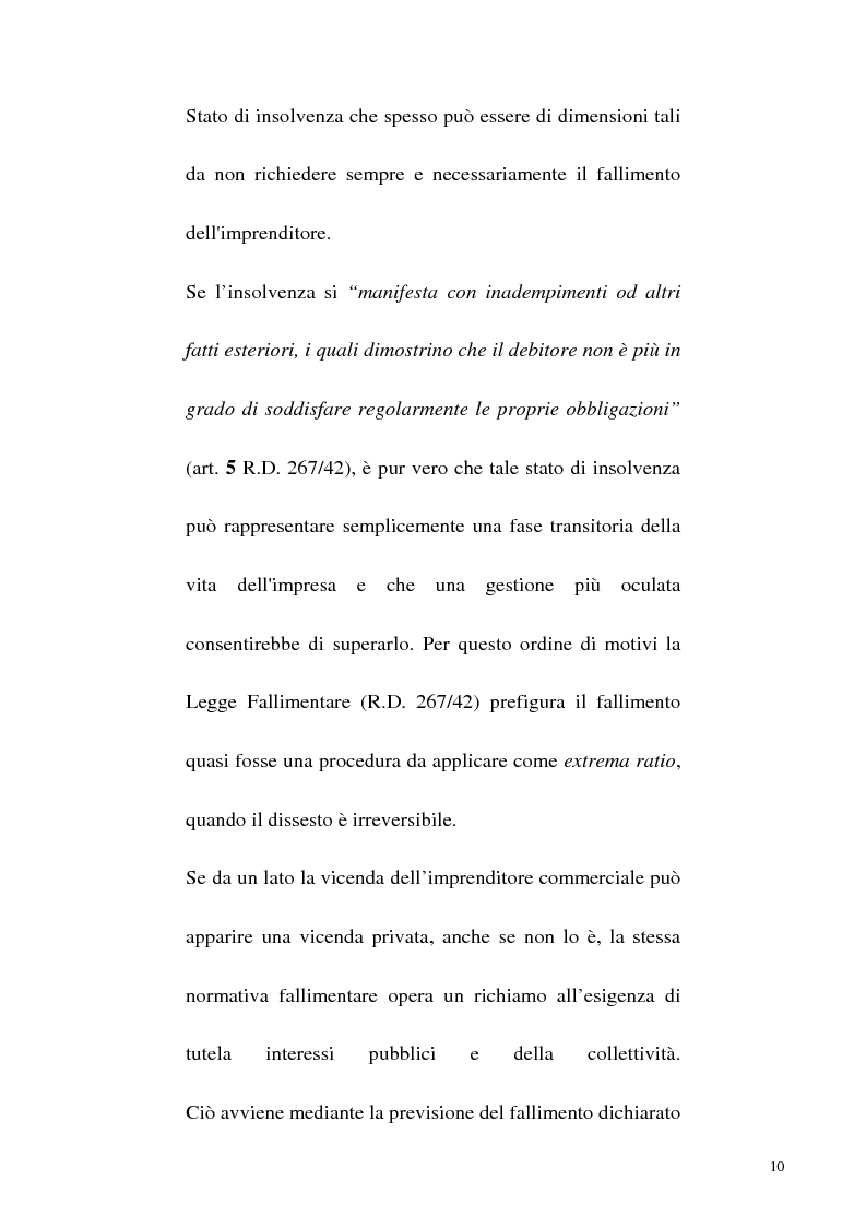 Anteprima della tesi: L'iniziativa d'ufficio nel fallimento, Pagina 3