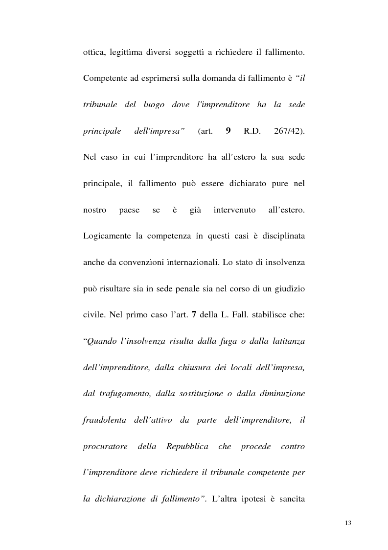 Anteprima della tesi: L'iniziativa d'ufficio nel fallimento, Pagina 6