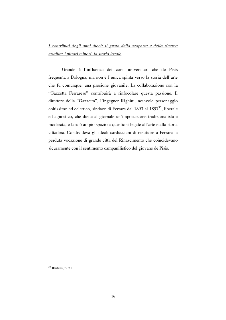 Anteprima della tesi: De Pisis al museo. Dalla collezione privata all'esposizione pubblica, Pagina 15