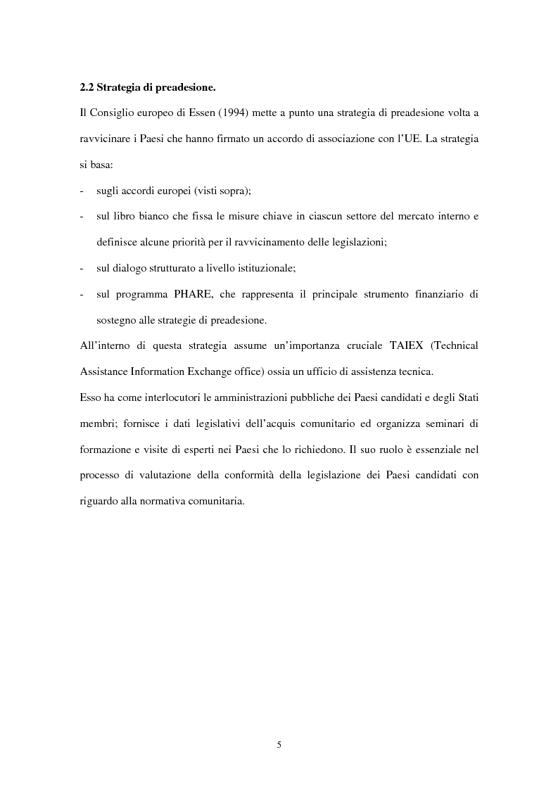 Anteprima della tesi: Allargamento dell'Unione Europea ai paesi Peco: conseguenze sul settore agricolo, Pagina 8