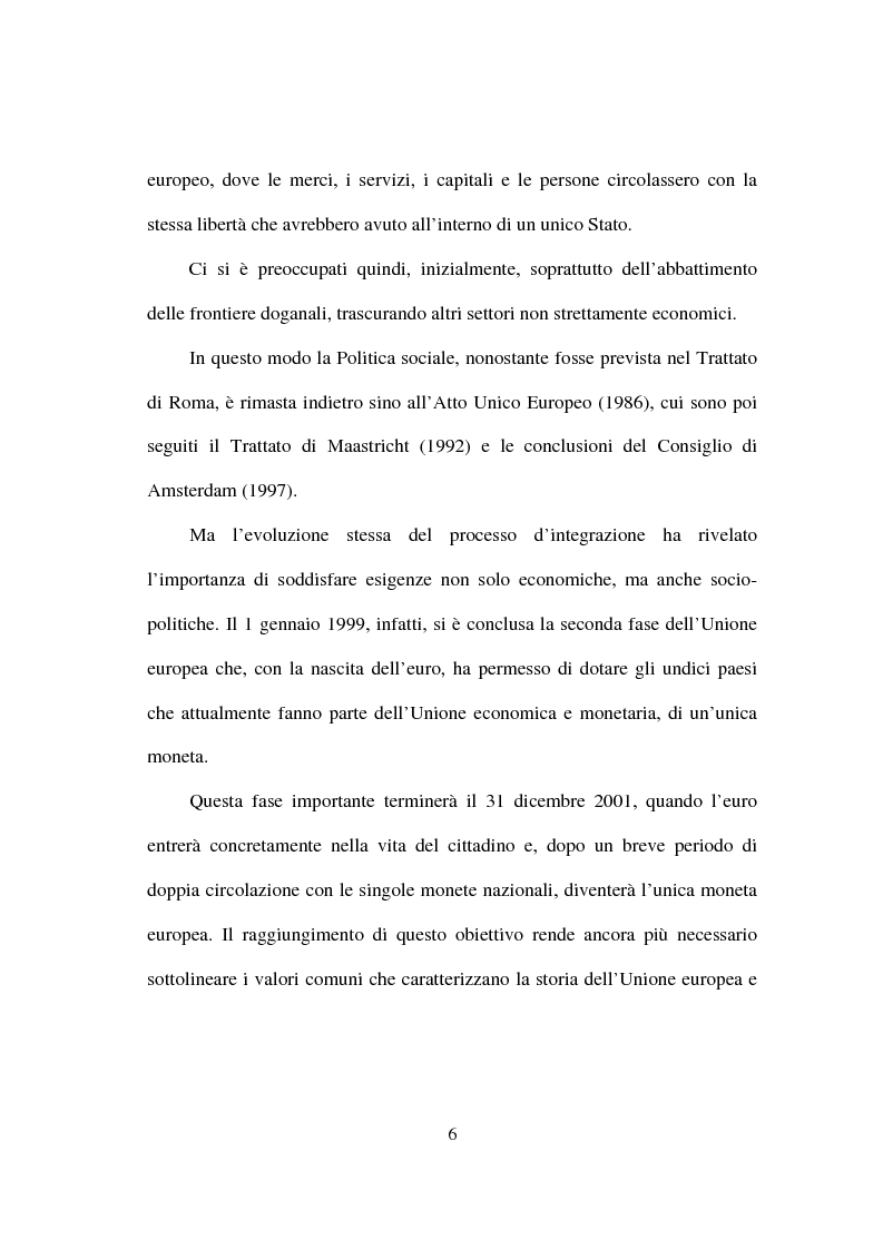 Anteprima della tesi: I fondi strutturali nella politica economica europea, Pagina 2