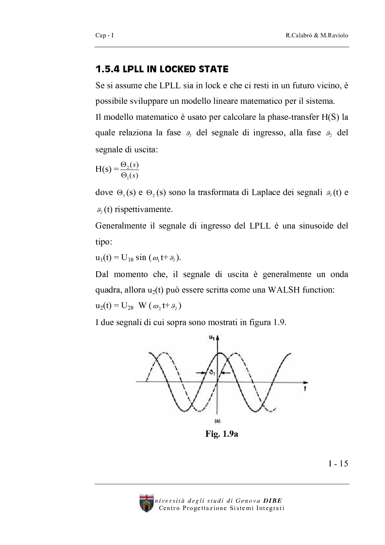 Anteprima della tesi: Progetto di un sintetizzatore a PLL per frequenze 25, 50, 75 Mhz in tecnologia CMOS 0.8 micron, Pagina 10