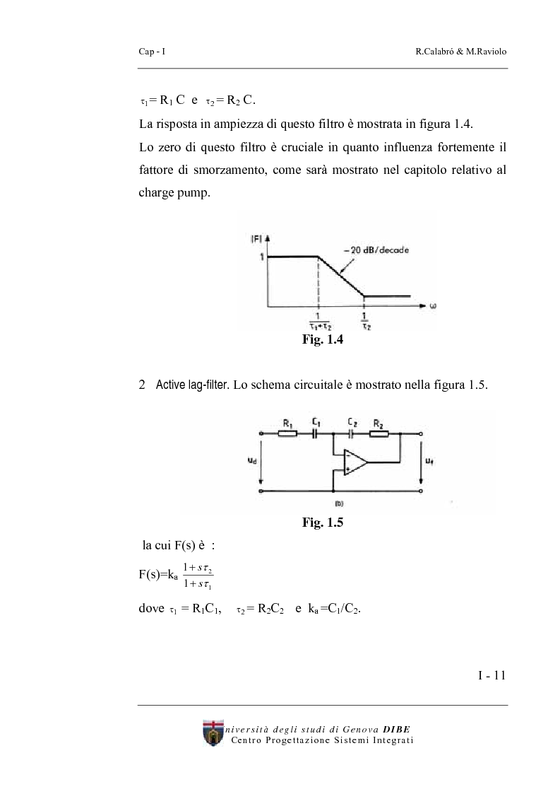Anteprima della tesi: Progetto di un sintetizzatore a PLL per frequenze 25, 50, 75 Mhz in tecnologia CMOS 0.8 micron, Pagina 6