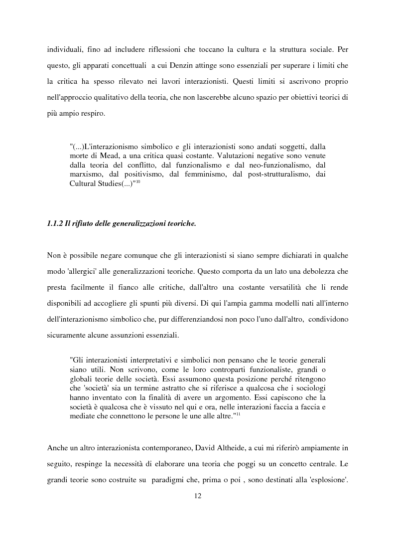 Anteprima della tesi: Recenti contributi dell'interazionismo simbolico alla ricerca sui mass media, Pagina 10