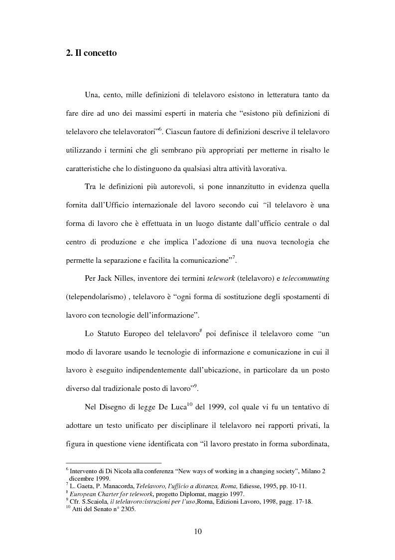 Anteprima della tesi: Il telelavoro nelle pubbliche amministrazioni, Pagina 10