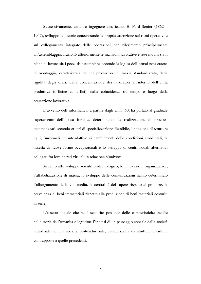 Anteprima della tesi: Il telelavoro nelle pubbliche amministrazioni, Pagina 6
