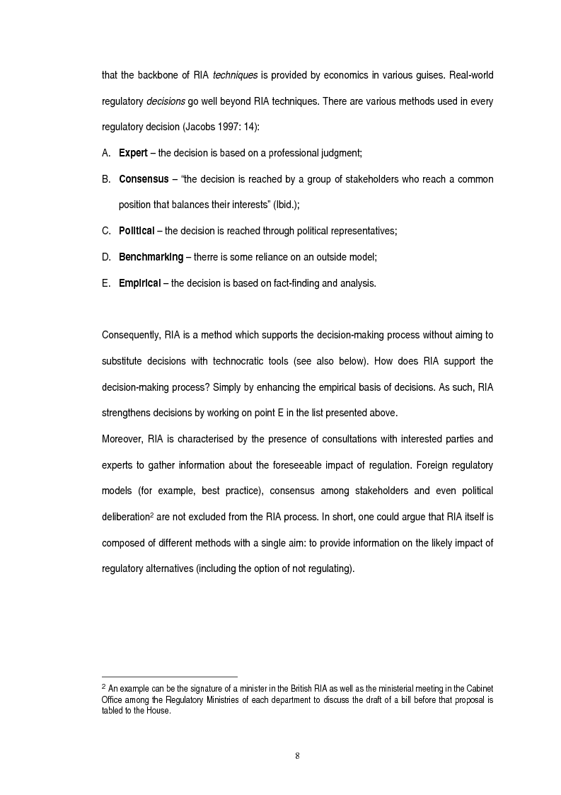 Anteprima della tesi: Governing Regulation: Regulatory Impact Analysis in the European Union, the United Kindgom and the Netherlands, Pagina 5