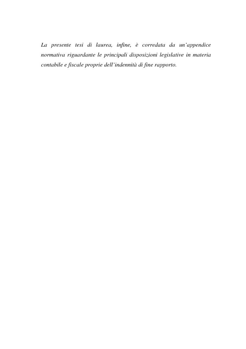 Anteprima della tesi: Il T.F.R. e la previdenza integrativa nei bilanci S.p.A., Pagina 2