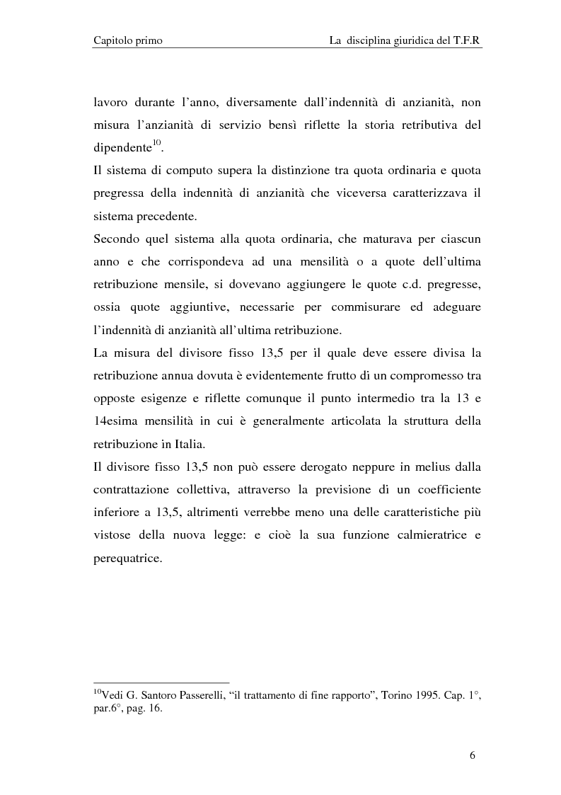Anteprima della tesi: Il T.F.R. e la previdenza integrativa nei bilanci S.p.A., Pagina 8