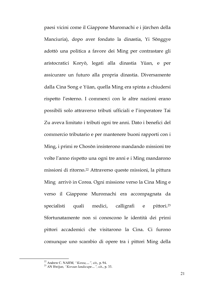 Anteprima della tesi: An Kyon il suo influsso sulla pittura giapponese: da Shubun a Chikuden, Pagina 15