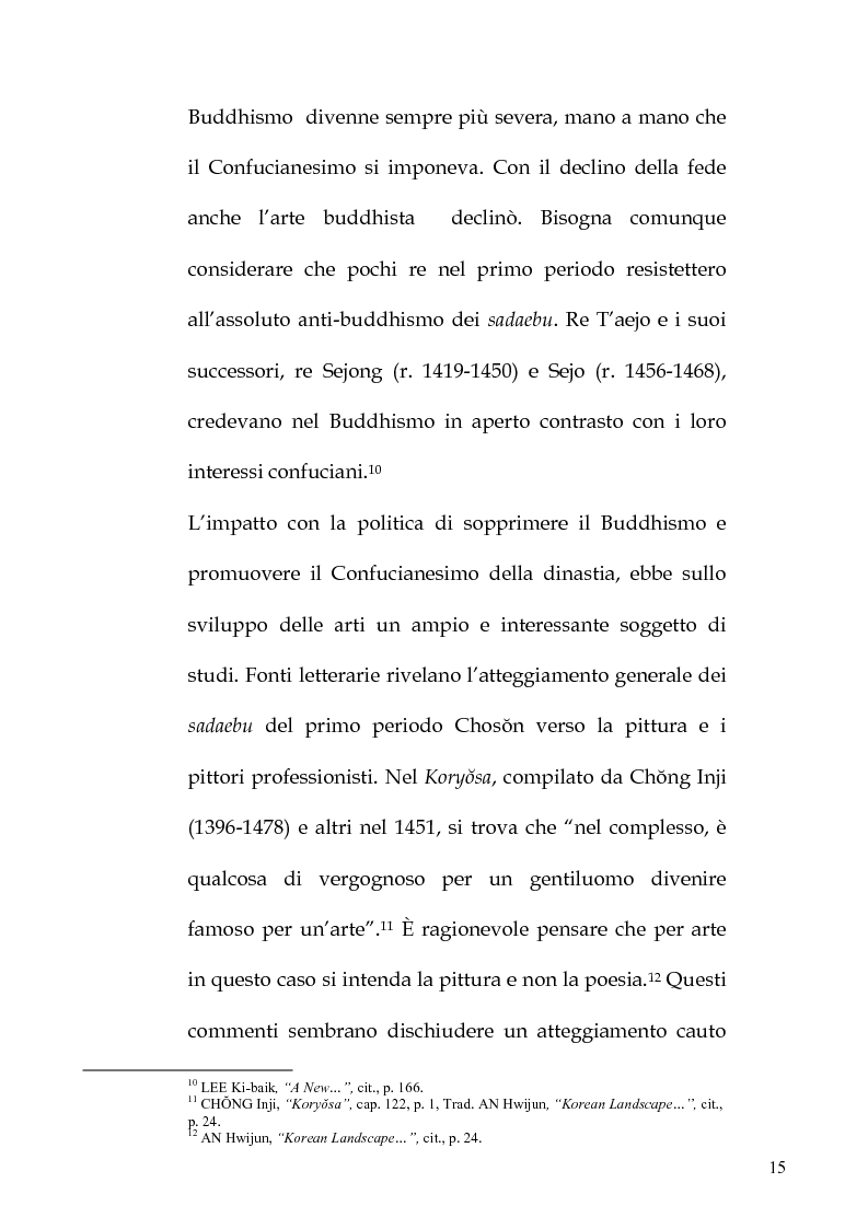 Anteprima della tesi: An Kyon il suo influsso sulla pittura giapponese: da Shubun a Chikuden, Pagina 9