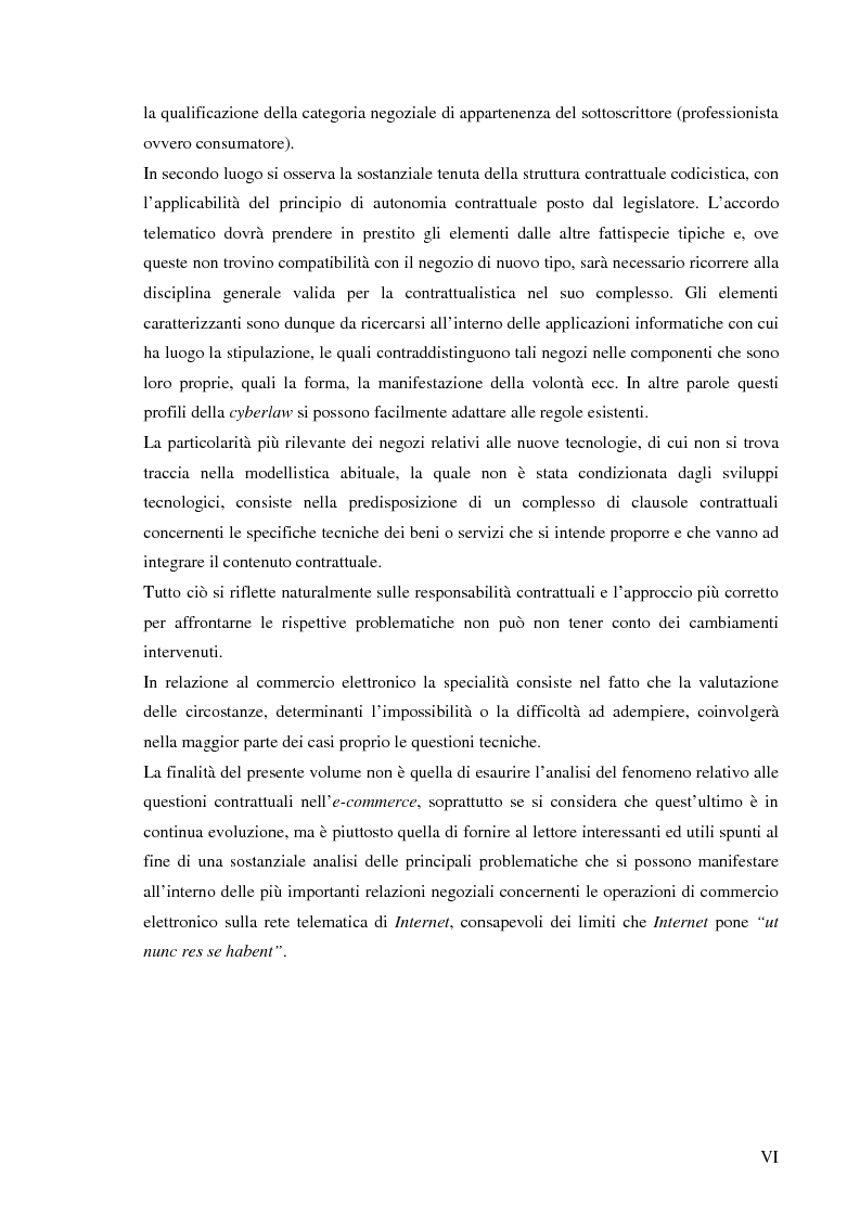 Anteprima della tesi: Le responsabilità contrattuali nell'e-commerce, Pagina 2