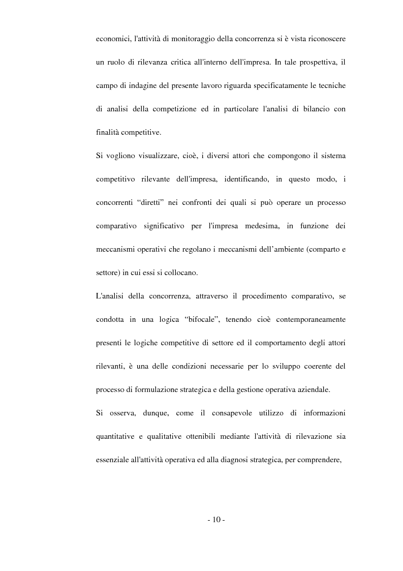 Anteprima della tesi: Tecniche di analisi della competizione, Pagina 4