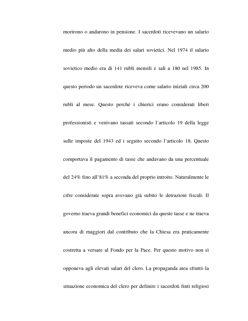Anteprima della tesi: La Chiesa Ortodossa Russa durante il periodo sovietico, Pagina 14