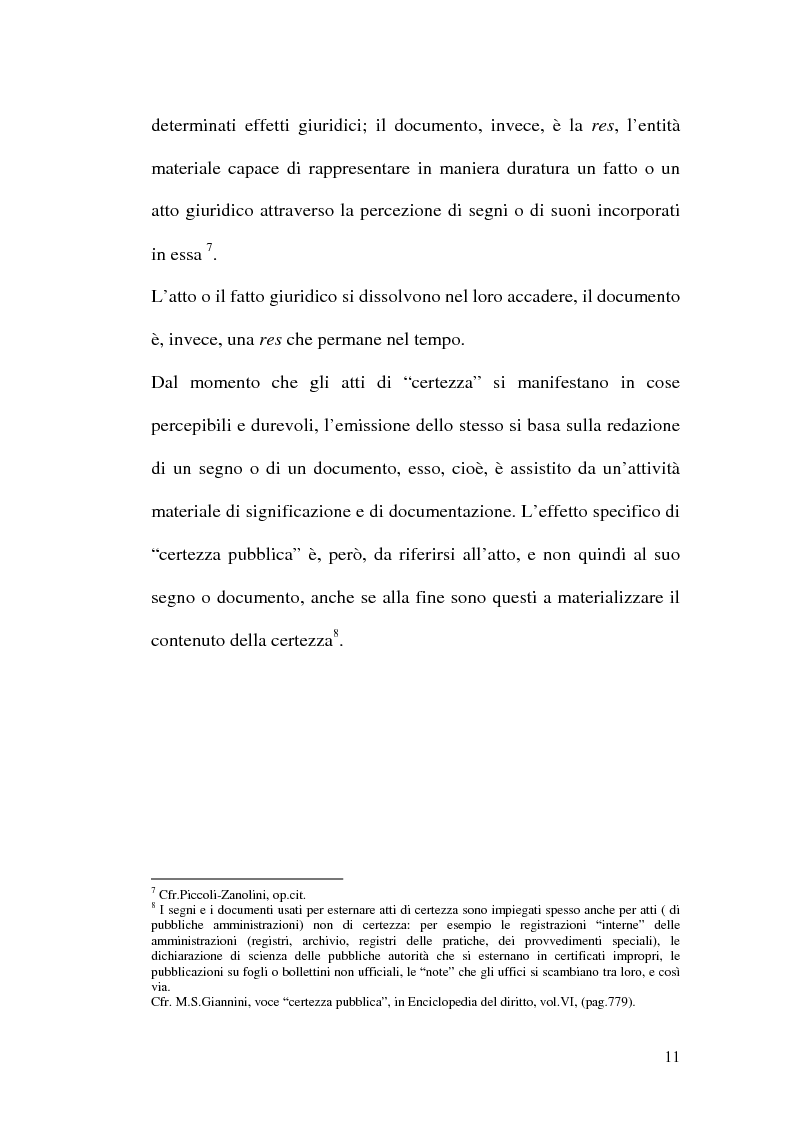 Anteprima della tesi: La firma digitale nella Pubblica Amministrazione. L'esperienza pratica dell'Ussl 9 di Treviso, Pagina 11
