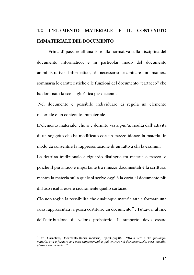 Anteprima della tesi: La firma digitale nella Pubblica Amministrazione. L'esperienza pratica dell'Ussl 9 di Treviso, Pagina 12