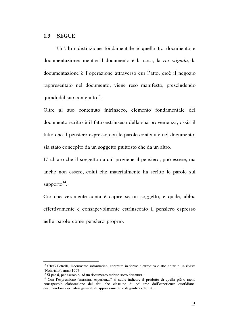 Anteprima della tesi: La firma digitale nella Pubblica Amministrazione. L'esperienza pratica dell'Ussl 9 di Treviso, Pagina 15