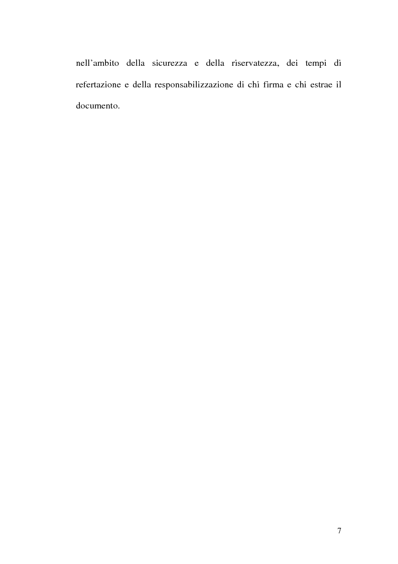 Anteprima della tesi: La firma digitale nella Pubblica Amministrazione. L'esperienza pratica dell'Ussl 9 di Treviso, Pagina 7