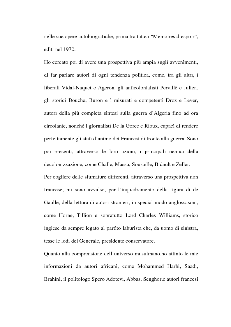 Anteprima della tesi: Il problema algerino e de Gaulle, Pagina 13
