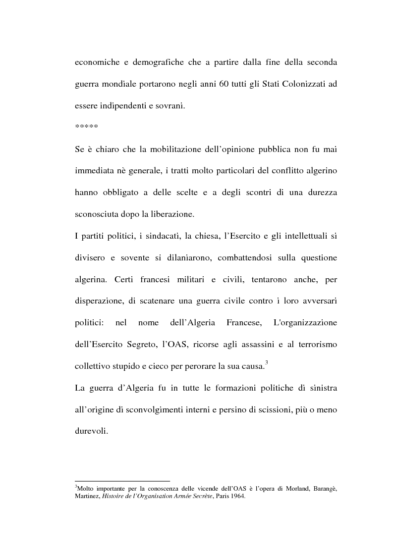 Anteprima della tesi: Il problema algerino e de Gaulle, Pagina 2