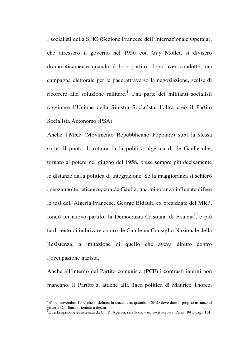 Anteprima della tesi: Il problema algerino e de Gaulle, Pagina 3