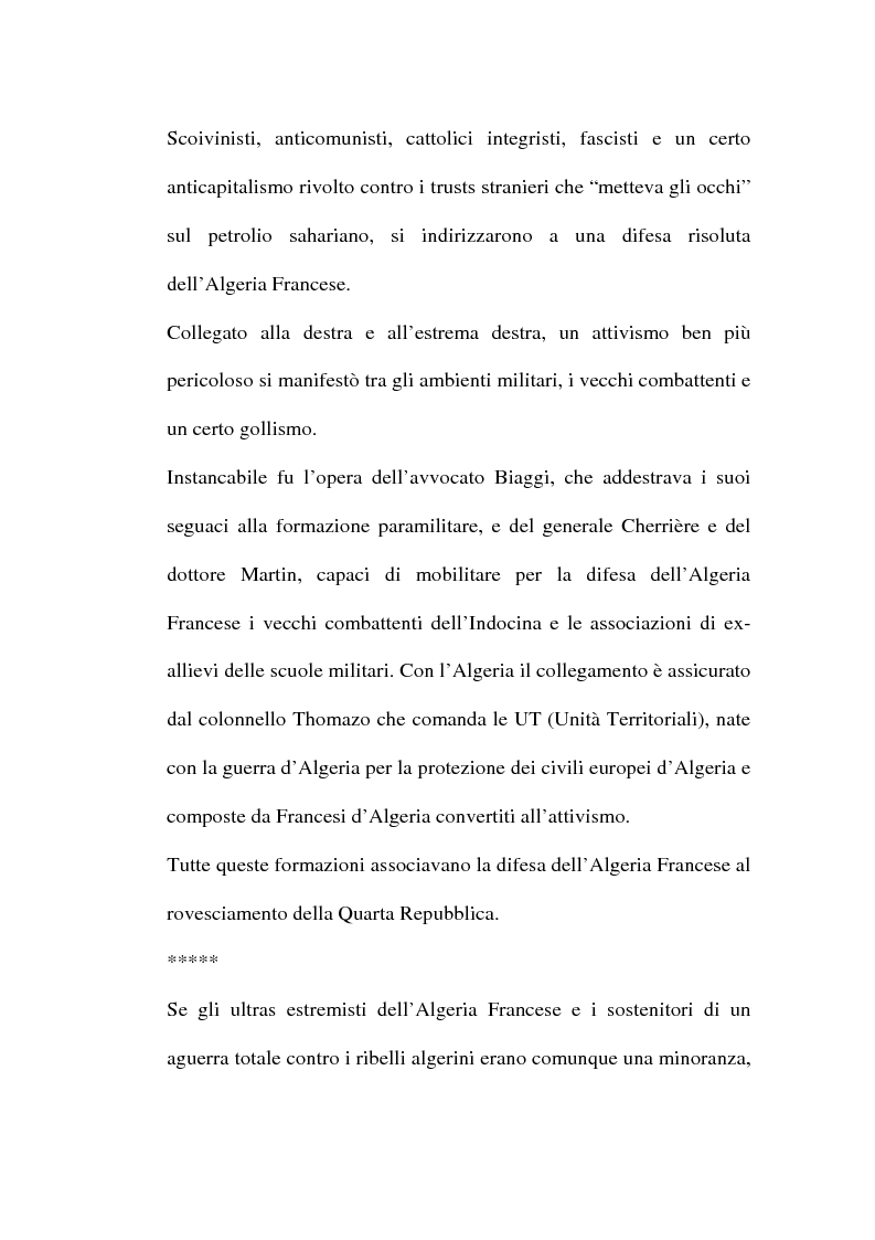 Anteprima della tesi: Il problema algerino e de Gaulle, Pagina 6