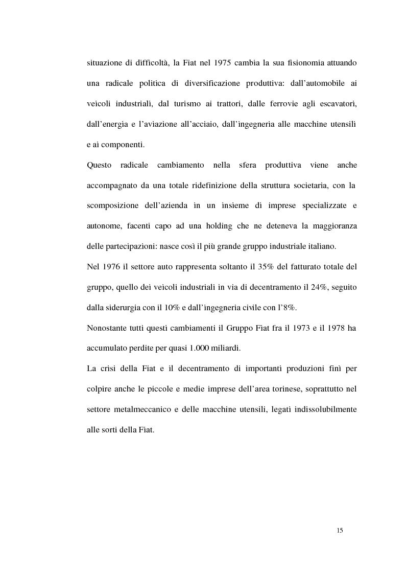 Anteprima della tesi: Un modello di sviluppo socio-economico per Torino. Una città in forte cambiamento, Pagina 15