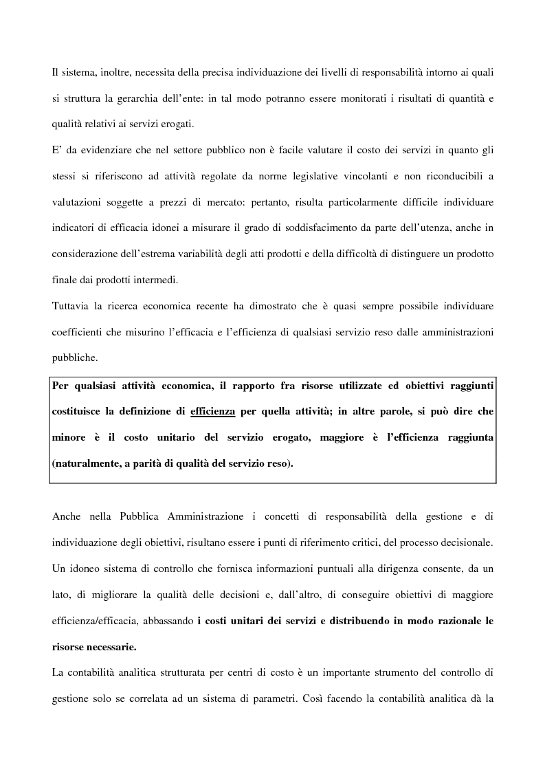 Anteprima della tesi: Il controllo di gestione negli enti pubblici istituzionali: il caso dell'Inpdap, Pagina 2