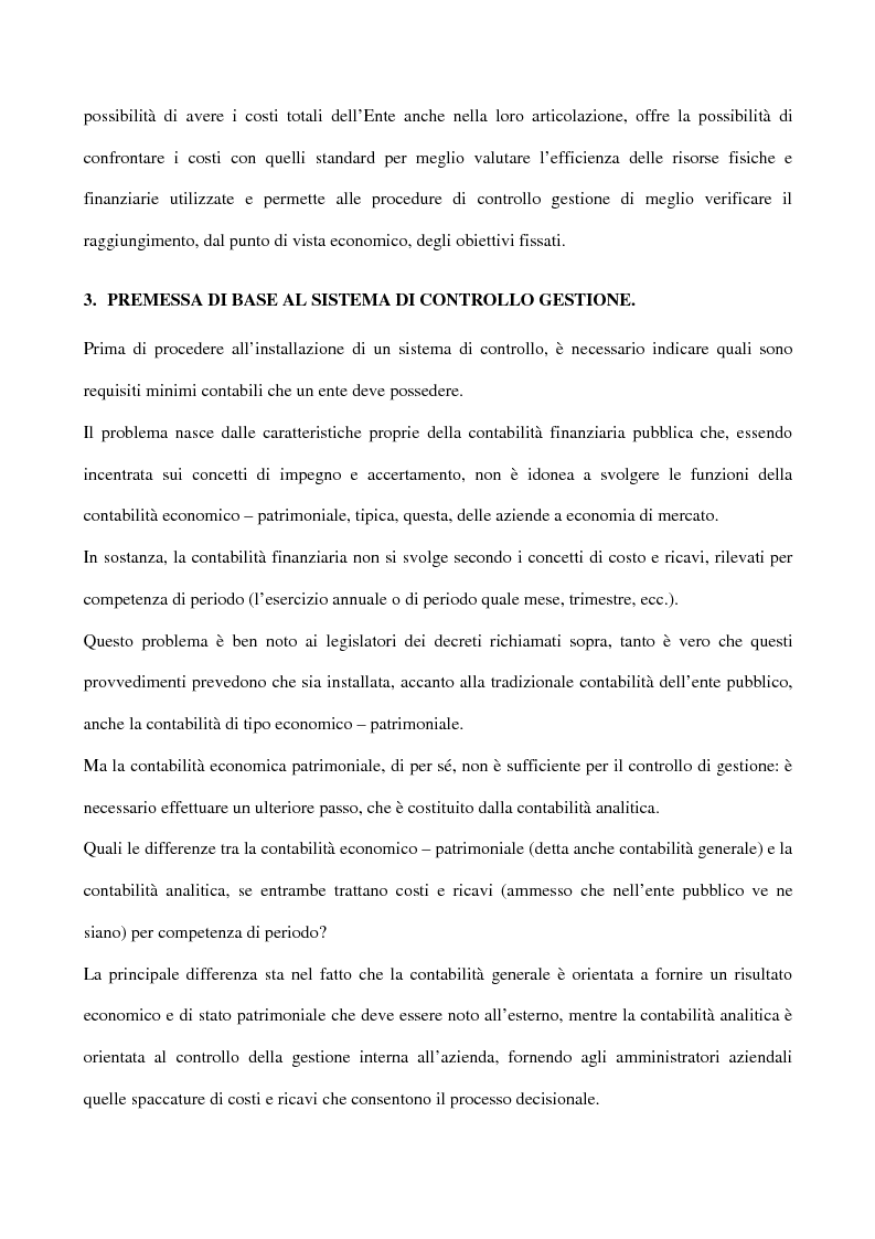 Anteprima della tesi: Il controllo di gestione negli enti pubblici istituzionali: il caso dell'Inpdap, Pagina 3
