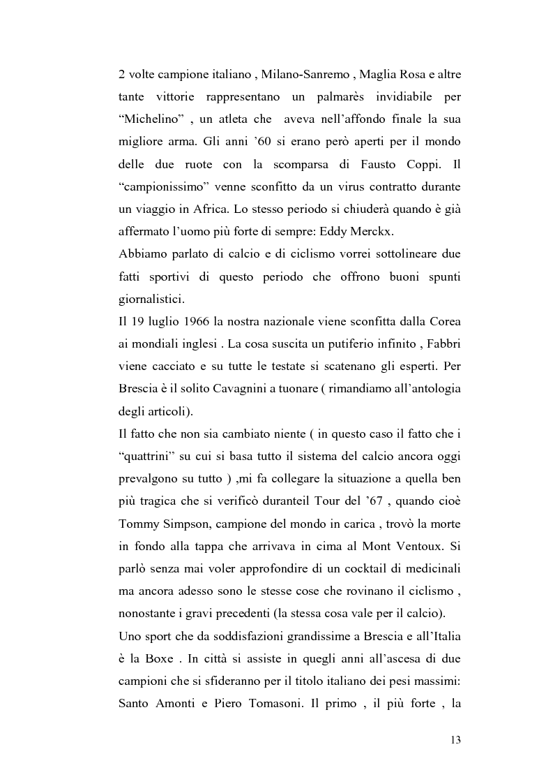 Anteprima della tesi: Le cronache sportive nella stampa bresciana del secondo dopoguerra, Pagina 13