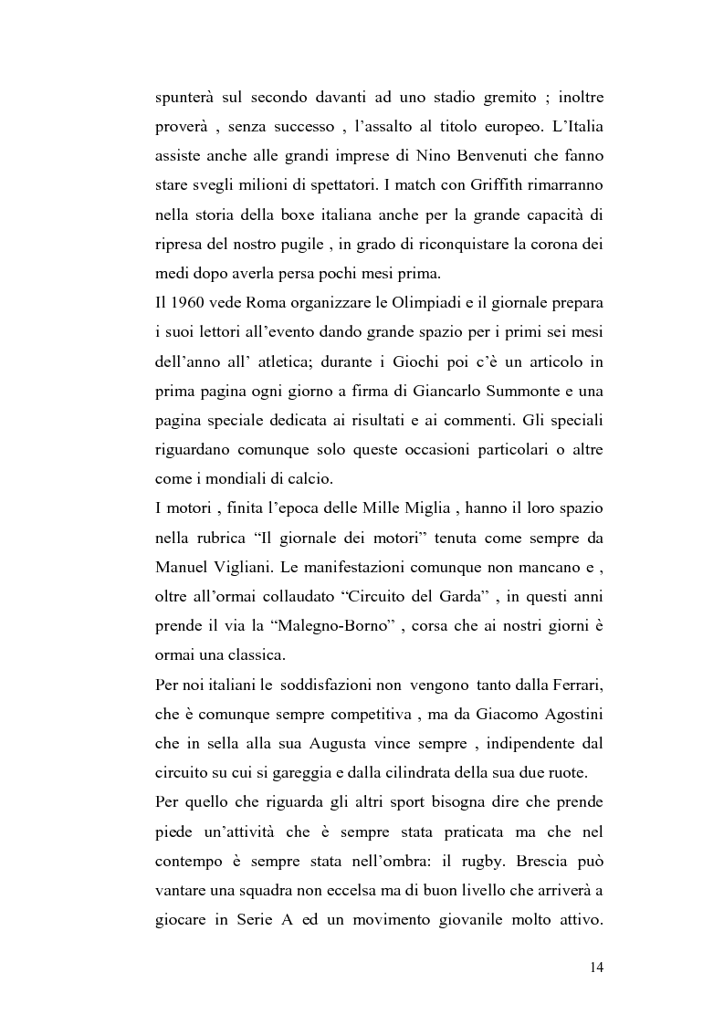Anteprima della tesi: Le cronache sportive nella stampa bresciana del secondo dopoguerra, Pagina 14
