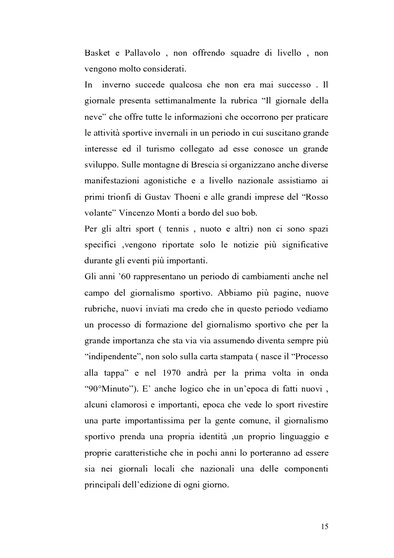Anteprima della tesi: Le cronache sportive nella stampa bresciana del secondo dopoguerra, Pagina 15