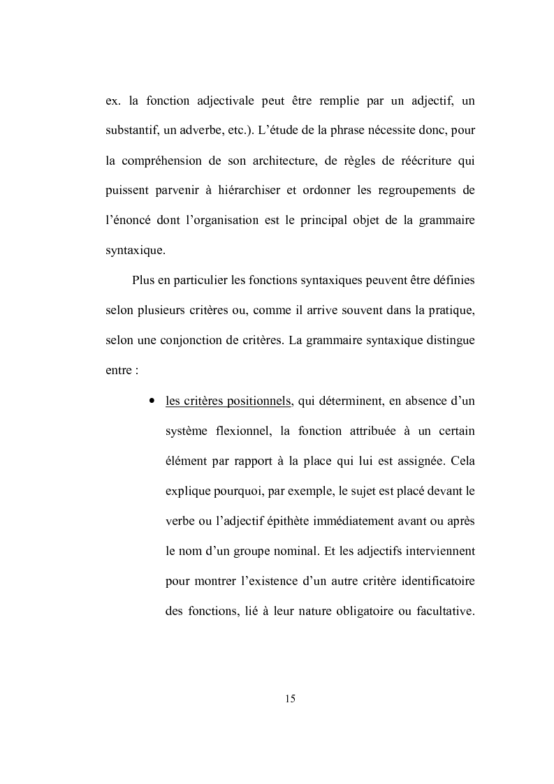 Anteprima della tesi: Formation et place de l'adjectif dans la presse française, Pagina 15