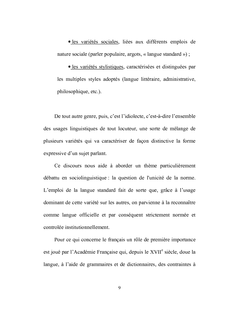 Anteprima della tesi: Formation et place de l'adjectif dans la presse française, Pagina 9