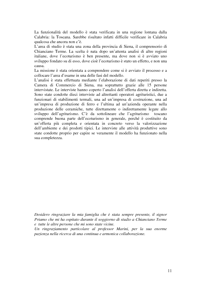Anteprima della tesi: Per un modello di sviluppo della Calabria fondato sull'ecoturismo, Pagina 5