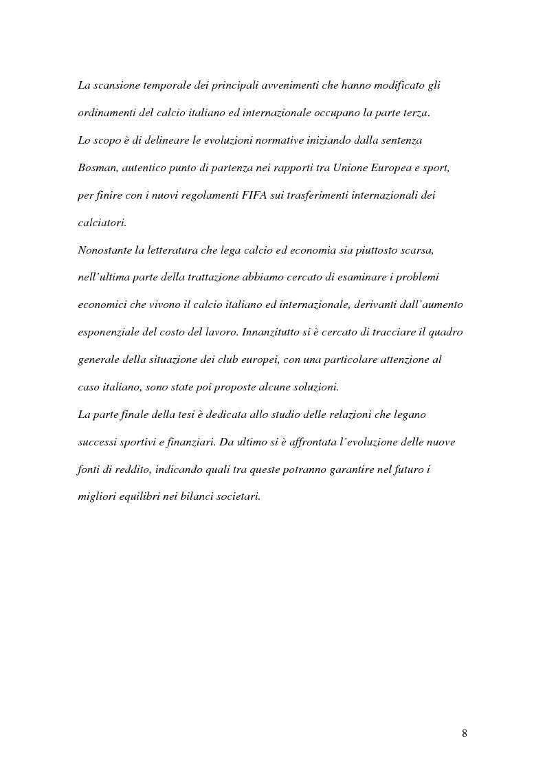 Anteprima della tesi: La teoria economica dei differenziali salariali - Un'applicazione al settore del calcio italiano, Pagina 2